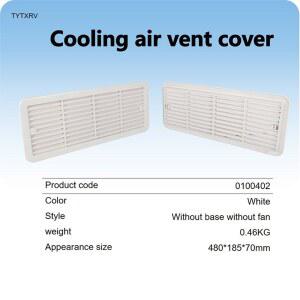 호환 RV 트레일러 트레일러 수정 액세서리 측면 장착형 공기 배출구 마스크 냉장고 냉각 방수 포트 측면 커버