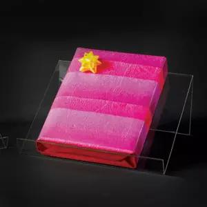 아크릴 상품진열대 경사 대형소품 전시대 받침대 선반 투명 촬영 거치대