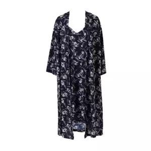 [비너스](천안아산점)여성 가벼운 폴리 3D 꽃나염 겉가운원피스세트[VGNA206A/VGNA206B]