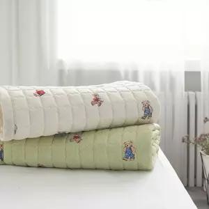 곰탱이 소프트 마이크로 카페 겸 패드 SS침구 누빔 러그 이불 매리스 요이불