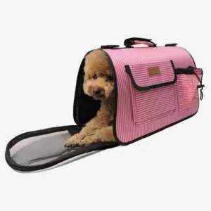 OH 스트라이프 반려동물 이동장이동가방 이동 애완이동 이동천 이동장 애완이 천이