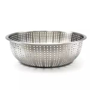 스텐 펀칭볼 6호 35cm-0221원형채반 소쿠리 볼바구니