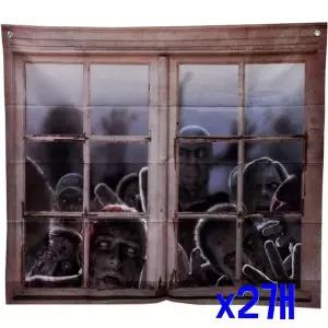 TBZ 할로윈 파티장식 좀비호러 벽장식 x2개 파티세트