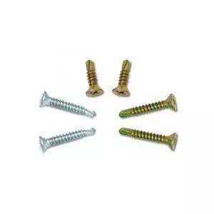 (U)접시머리 양날피스 황색 14X250 1봉(50) 88274 나사 체결 체결못 나사못