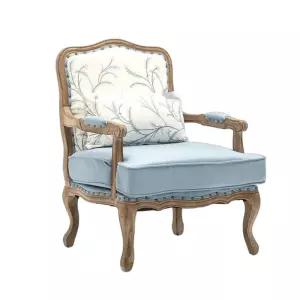 북유럽 빈티지 1인용 윙체어 프린팅 꽃병 레트로 유리잔