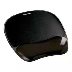 펠로우즈)크리스탈젤마우스패드(블랙 91121)PC받침 컴퓨터 손목 업무용 사무용 받침대 마우스대 깔개