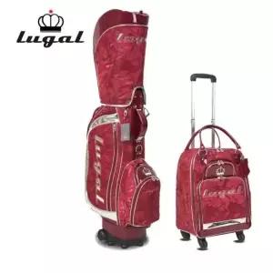 루갈 경량 바퀴형 레드 캐디백 보스턴백 세트 남성용 여성용 커플 국내 생산 P TA3753021