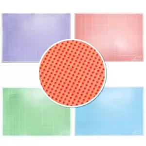 사무실 칼작업 커팅매트 중대형 A2 데스크패드테리어 책상 덮개 투명 컷팅 고무판 고무 PVC 용품 칼질