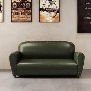 4인용 빈티지소파 클래식 가죽쇼파 대표실 사무실 럭셔리 엔틱