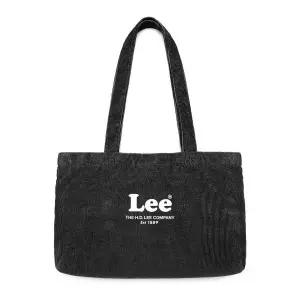 리 LEE 빈티지 로고 코듀로이 에코백 챠콜 LE2503BG10CH 163862
