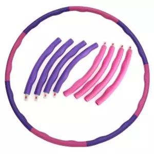 유닛키즈 소프트폼 훌라후프 핑크퍼플뱃살 가정용 운동 지압 링훌라 기구 헬스