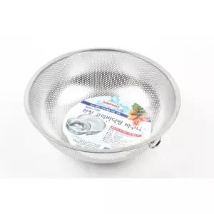 펀칭 고리 바닥 링 바구니 4호 채망 스텐거름바구니 야세척 가정용 실용 다용도주방 스텐반 다용도 멀티