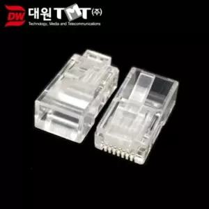 대원TMT CAT.6 UTP RJ-45 커넥터입 50마이크로CAT6UTPRJ45 CAT6UTPRJ45 RJ4520로 50로RJ45 RJ45 랜케이블제
