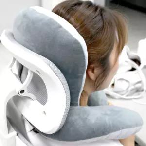 사무실 낮잠용 목베게 그레이받침베개 쿠션 용베개 용쿠션