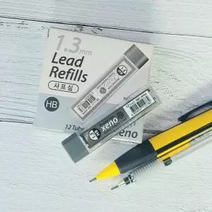 제노 XENO R앤D JAPAN 1.3mm HB 샤프심 1다스(12통) 연필심 펜슬심 어린이 학생 용심 제노심