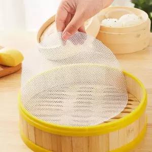 TBZ 실리콘 푸드매쉬 깔개 만두 찜판 떡시루 찜기 시트 찜기깔개