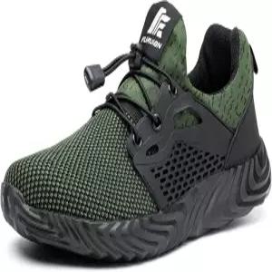 후루이안 스틸 토 파괴 불가 신발 남성 여성 경량 펑크 저항 안전 작업용 운동화 통기성 건설