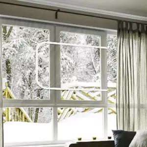 310x125 지퍼형 창문 방풍비닐 커튼 지퍼식 방한 커텐 바람막이 투명 방풍막 우풍차단 창문형