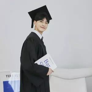 TBZ 교복몰 남녀공용 졸업 학사모 단품 졸업사진 교복 학사모대여