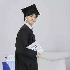 TBZ 교복몰 남녀공용 졸업 학사모 단품 졸업사진 교복 학사모대여