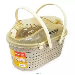 아이리스 MPC-450 바스켓 캐리어 밀키블루강아지 애견 펫캐리어 이동가방 애완 애용 반려