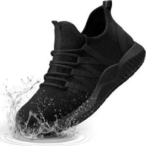 TEYTAP 스틸 토슈즈 남성 미끄럼 방지 작업 안전 스니커즈 방수 펑크 신발 건설 산업용 지붕 ASTM 인멸