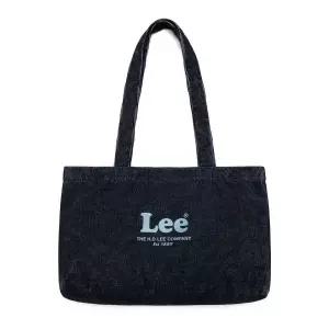 리 LEE 빈티지 로고 코듀로이 에코백 인디고 다크 LE2503BG10ID 163902