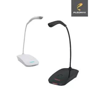 플레오맥스 PLM-202U 고감도 콘덴서 스탠드 마이크유튜브방송 샷건 교사용 강사용 방송용 마이폰 인터넷 녹