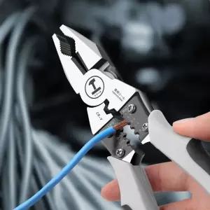 대형 펜치 롱로즈 스트리퍼 케이블컷터 뺀치 21cm이상수공구 압착기 전선탈피기 다목적 멀티 니퍼