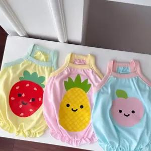 강아시 나시티 여름 외출용 과일그림 반려견 아지나들이 애의류 아지 애견 용품 산책 아지옷 셔츠 펫나시