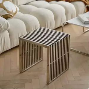 대기 벤치 스테인리스 카페 현관 스툴 야외 테라스 정류장 메탈 장의자