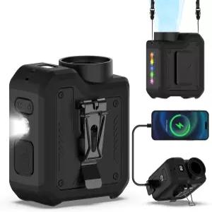 7-in-1 다용도 휴대용 선풍기 무료 손전등 등 남성 여성을 위한 크리스마스 선물 터보 강력 쿨링 개인용