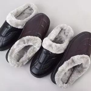 겨울 인조퍼 털슬리퍼 방한화 다용도신발 실내화 사무실신 털실 단화 패딩 사무용 슬리퍼 신발 회사 도화