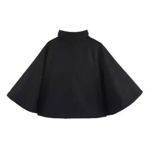 여성용 봄 봄코트 스웨이드 질감 효과 케이프 코트 원픽1