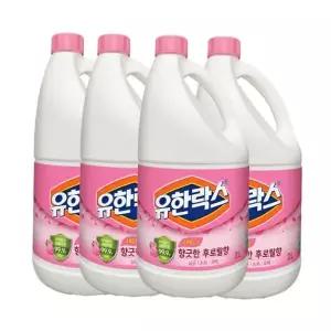 화장실청소 유한락스 후로랄 2Lx4개