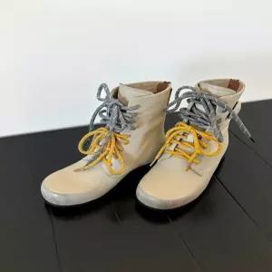 야무치 여친 빈티지 지퍼 스트랩 워커 옆 워커힐 멋스러운 앵클부츠 통굽 신발 데일리룩 부츠 KUK5