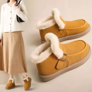 라이트퍼 스트랩 윈터부츠 DS-0347여성방한 털부츠 털숏 부츠 겨울 안감 슬리퍼 기모