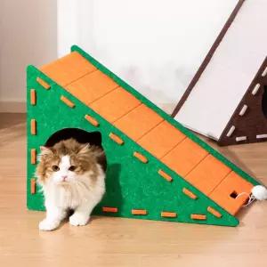 예쁜 고양이 장난감 스크래쳐 숨숨이집 캣타워스트래처 숨숨 하우스 스크래 용품 벽타냥 강아지겨울 펫겨울