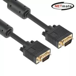 NETmate RGB 3-9 모니터 케이블 10m 컴퓨터 모니터선 연결 변환 PC