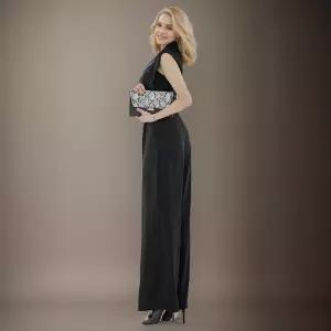 팬츠 여름 칼라 여자정장 정장 오피스 와이드 점프슈트 원템2