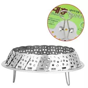 미니 고리 찜기 낮은형 만두 계란 찜 야채 스텐304 국산