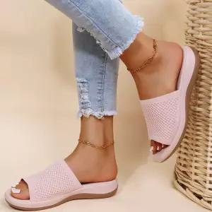 여성 비치 슬리퍼 여름샌들 사무실 실내화 편한슬리퍼 실내용 편한 사무용 키높이 아웃도어 회사 여자 높이