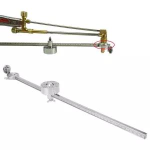 플라즈마 커터 토치 롤러 스테인리스 스틸 산소 용접 절삭 공구 액세서리 G01-100용 눈금자 장착