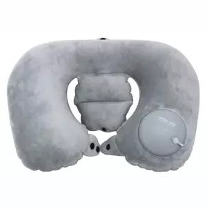 여행용 극세사 목쿠션 반영구 펌프 휴대용 베개 비행기 에어에어베게 공항베게 베게 부드러운베게 용베게