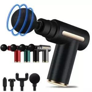 2024 휴대용 근막 총 바디 백 넥 다리 전기 주파수 충격 마사지 USB 충전