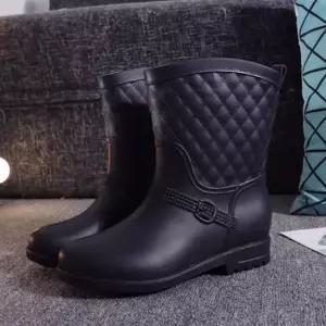 인기상품 어른 레인 슈즈 비장화 고무 신발 비올때 고무 신발 [W8974D2_260403]