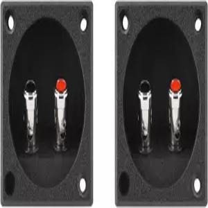 스피커 터미널 포스트 박스 푸시 스프링 타입 2 바인딩 케이블 커넥터 음향 부품 2Pcs