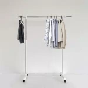 이동식 행거 815 화이트 매장용 철재 옷걸이 장정용옷장 튼튼 드레스룸 스탠드 가정용