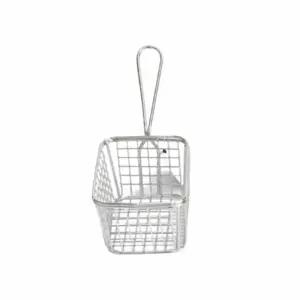 스텐 튀김 바구니 1호 사각 튀김망 조리 도구 주방 바스켓