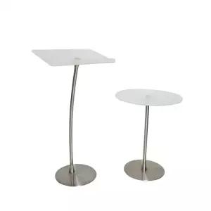 크리스탈 강대상 교회 테이블 강연대 성서 단상 실버 스트레이트 설교대 연